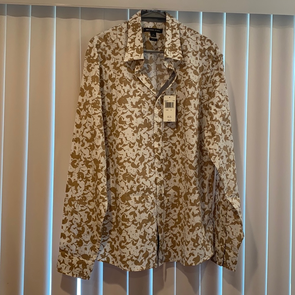 Men’s Michael Kors long sleeve button down